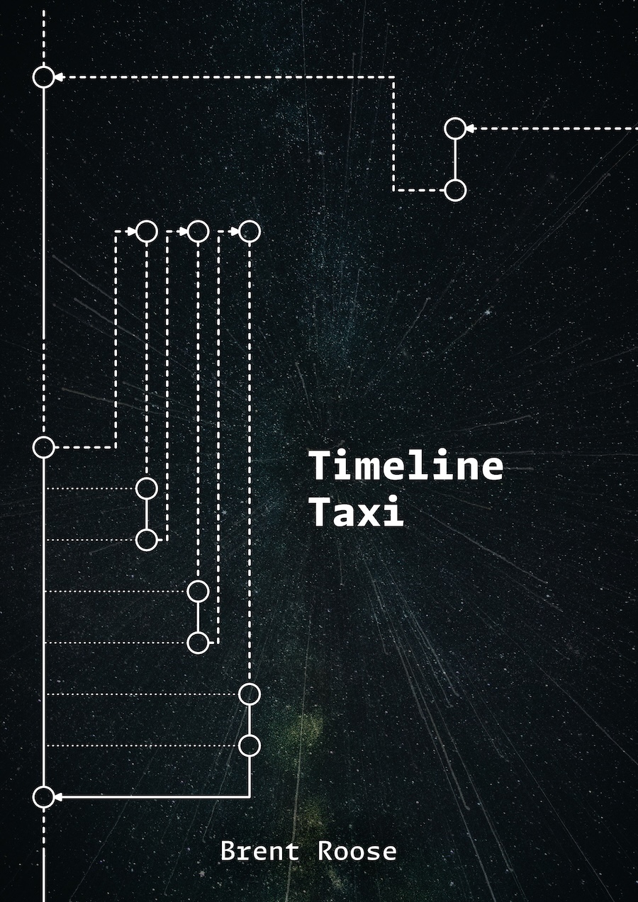 The book cover of Timeline Taxi