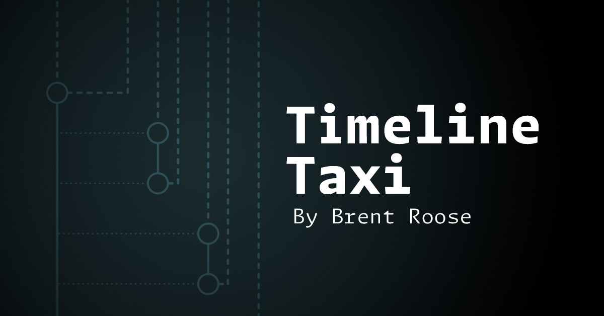 Timeline Taxi — now available!